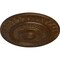 Ekena Millwork Christopher Ceiling Medallion, Hand-Painted Root Beer Crackle, 26 5/8"OD x 2 1/4"P CM26CSRBC - alternate 2